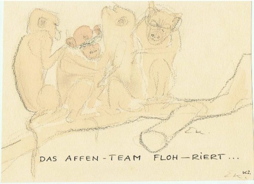 Das Affenteam floh-riert
