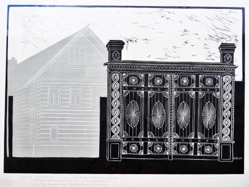 Uglitsch an der Wolga, eine Stadt im alten Rußland