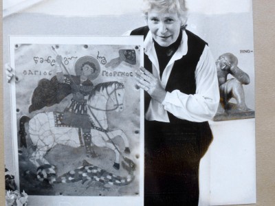 1991.  Kurhaus Freudenstadt. Ausstellung mit Bildern ihrer ersten Russlandreise 1990.
