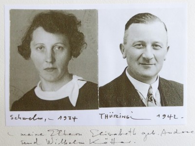 1934, 1942.  Eltern von Eleonore Kötter.