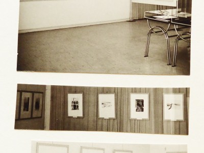 1967.  Ausstellung im Bergischen Studio Wuppertal-Barmen. Einige der abgebildeten Werke befinden sich heute im Besitz der Kunststiftung.